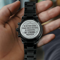 Be on Your Guard (1 Corinthians 1613 NIV) – Men's Watch